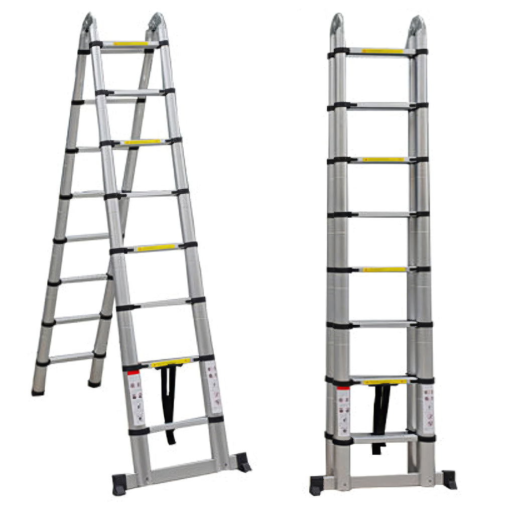 Telescopic Ladder 3.8m Double Sided Combination Multi-Purpose