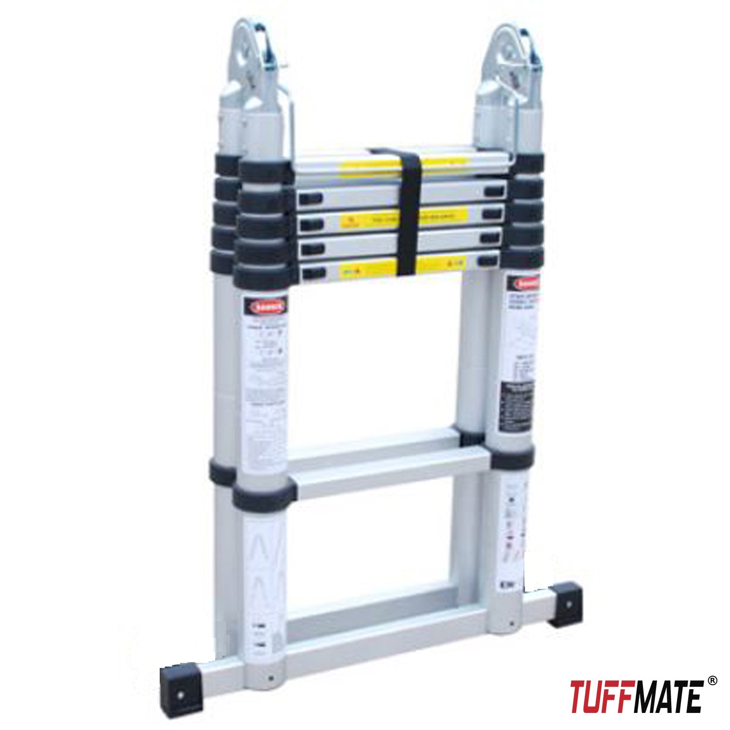 Telescopic Step Ladder Aluminium Double Sided Combination 156cm / 3,2m