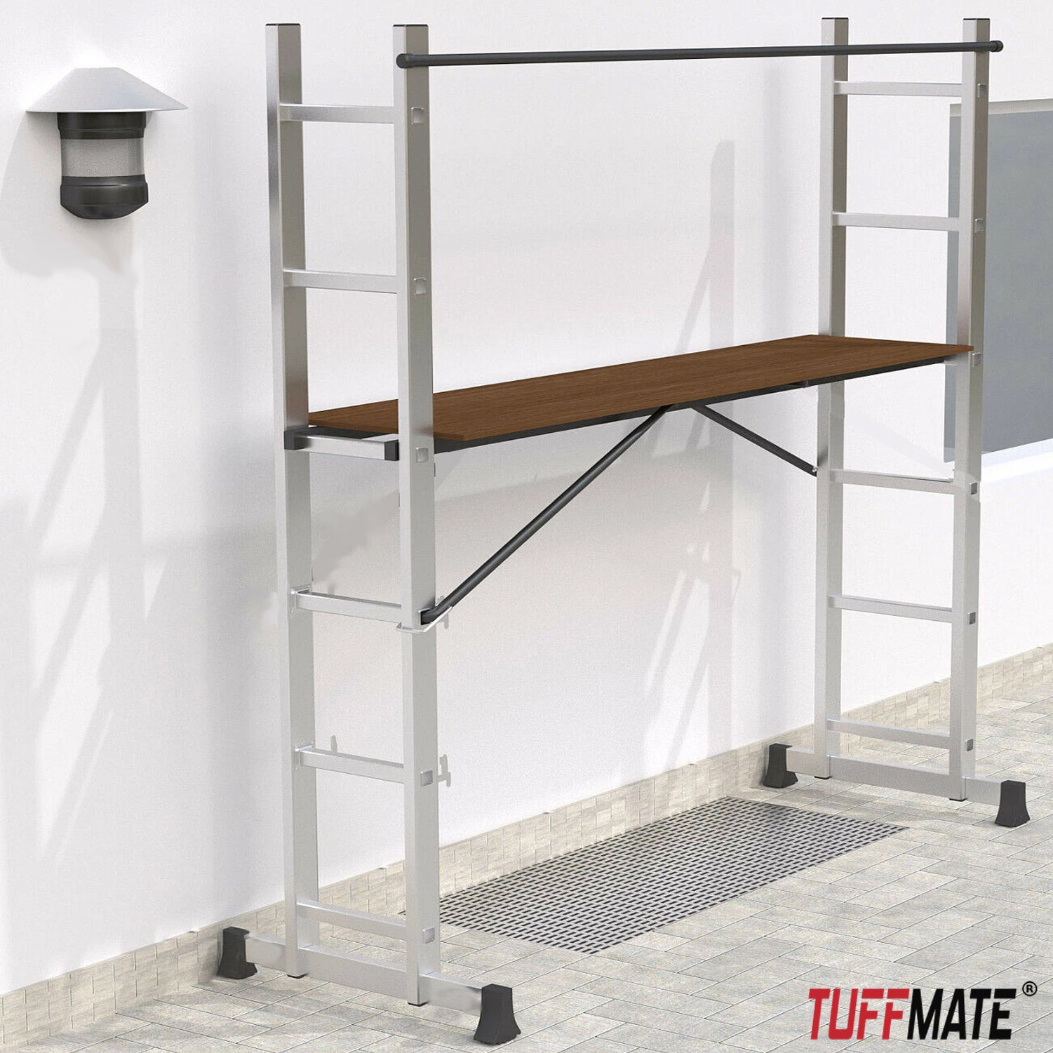 Scaffolding Platform Ladder 6 Tread 1.7m Multipurpose Scaffold Ladder