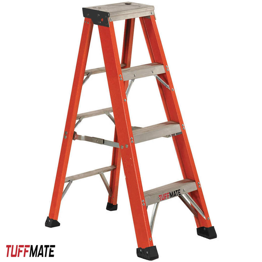 Fibreglass Step Ladder 4 Tread 1.2m Electricians