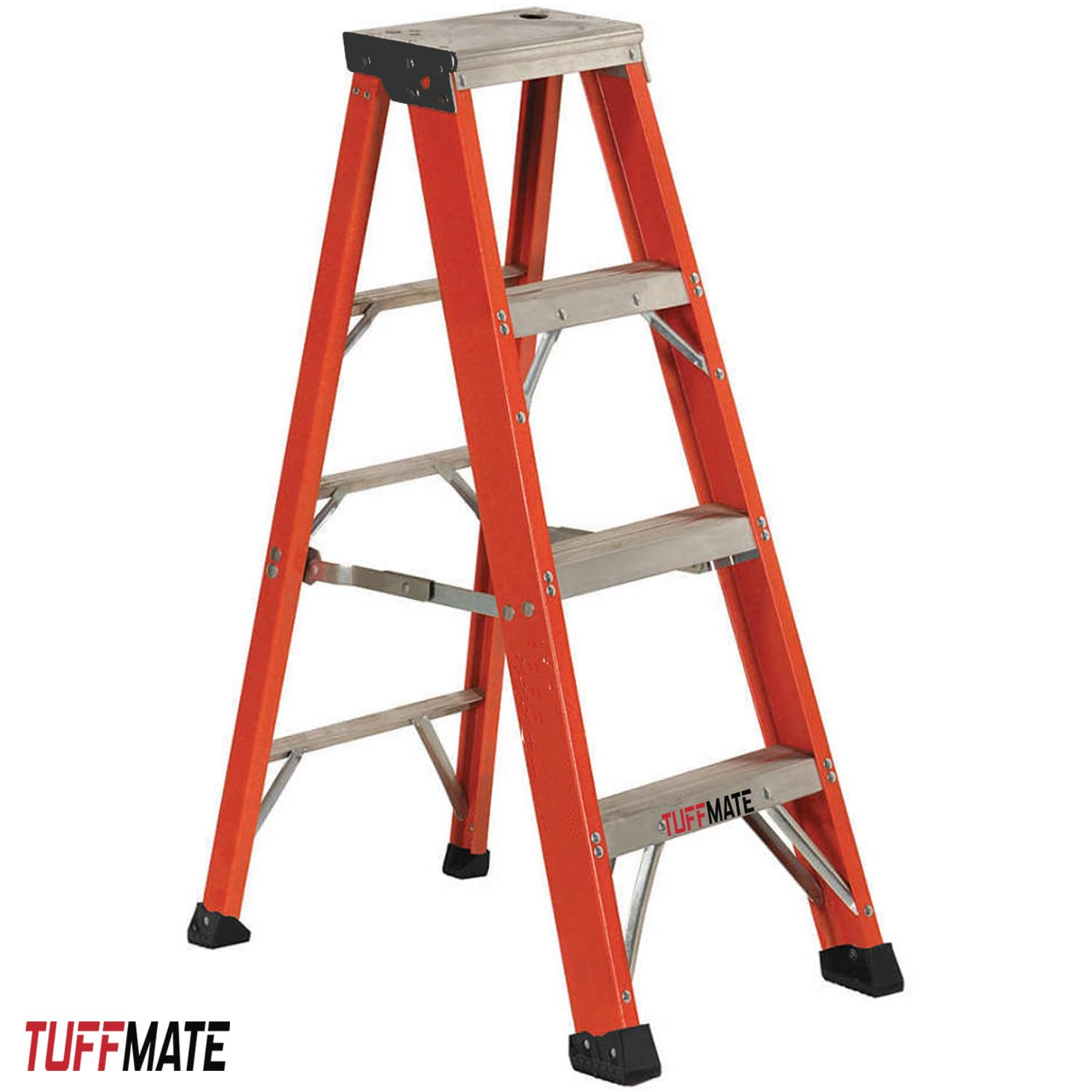 Fibreglass Step Ladder 4 Tread 1.2m Electricians