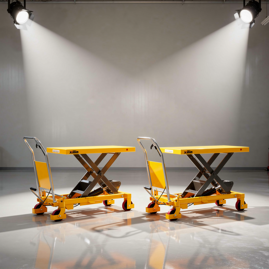 Lift Table 800kg Hydraulic Workshop Mobile Scissor Table With Safety Guard