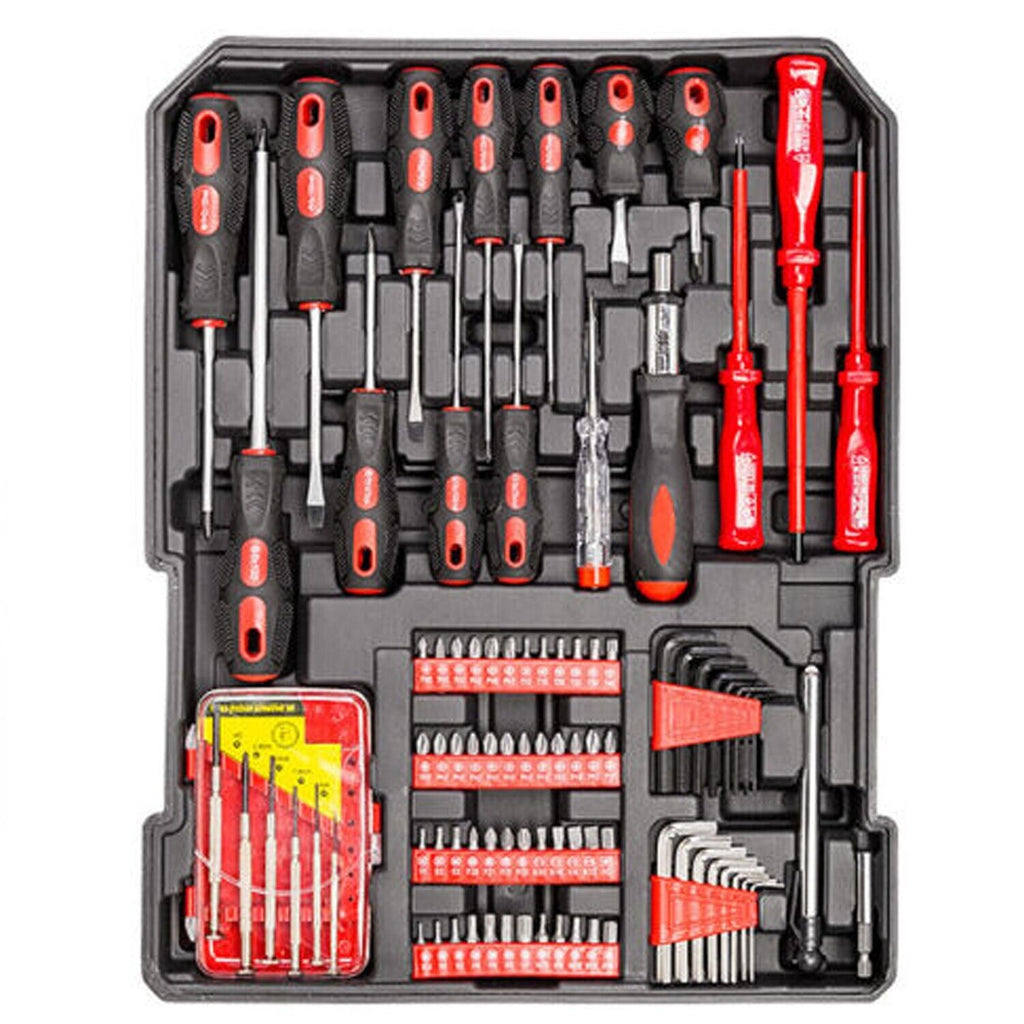 Tool Kit 250 Piece DIY Set with 4 Tool Trays in Aluminium Hard Shell Case