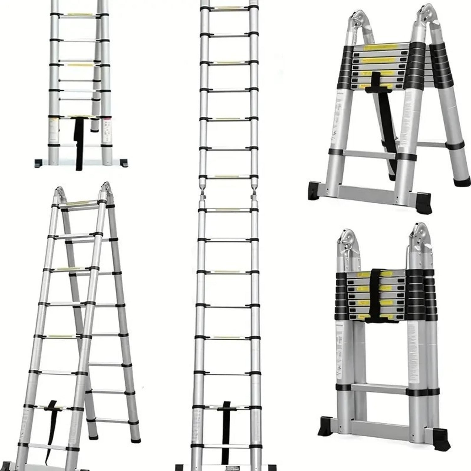 Telescopic Ladder 3.8m Double Sided Combination Multi-Purpose
