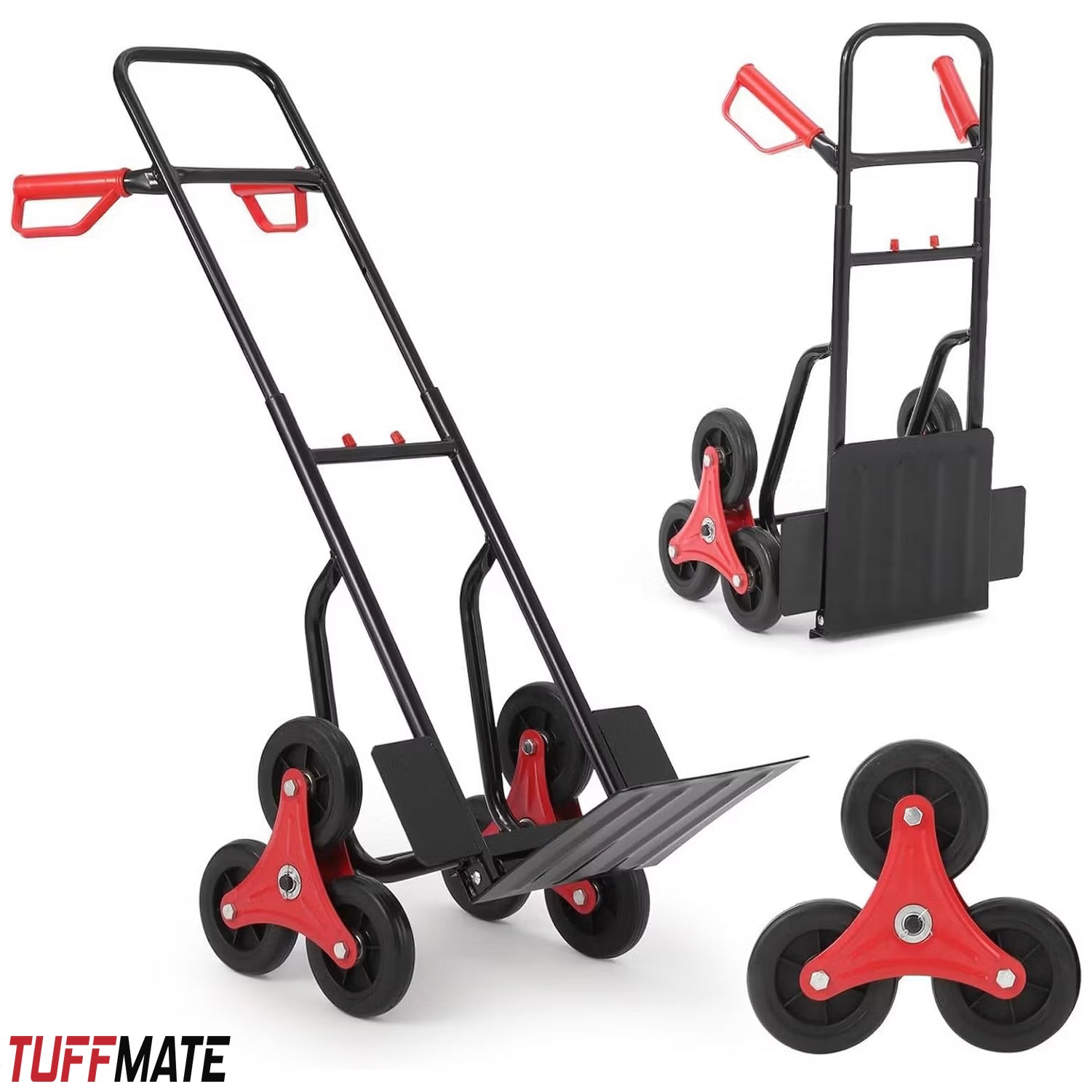 Sack Truck Stair Climber Hand Cart 150kg Capacity Folding and Portable