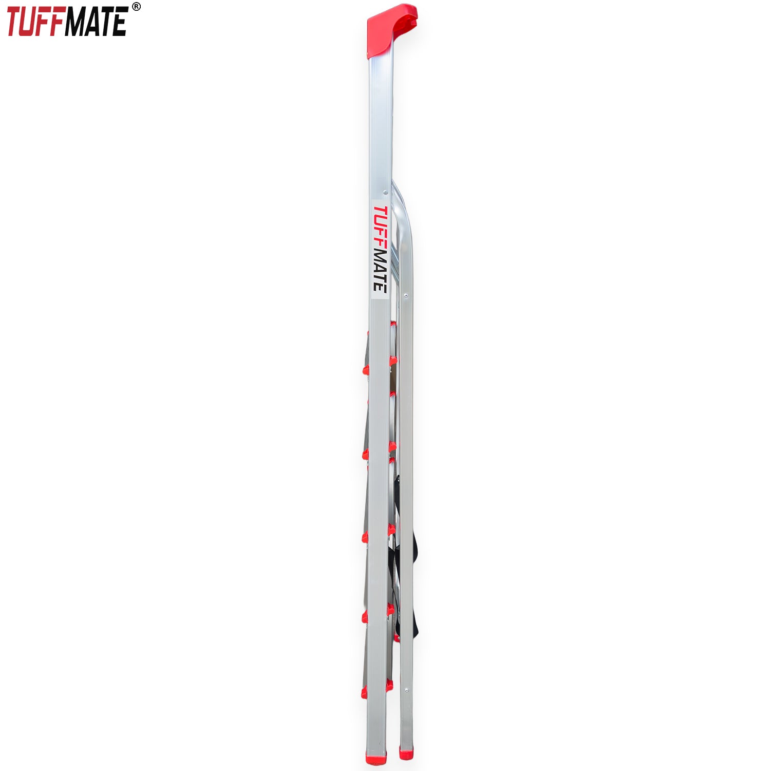 Step Ladder 6 Step Aluminum Folding with Tool Tray TUFFMATE 