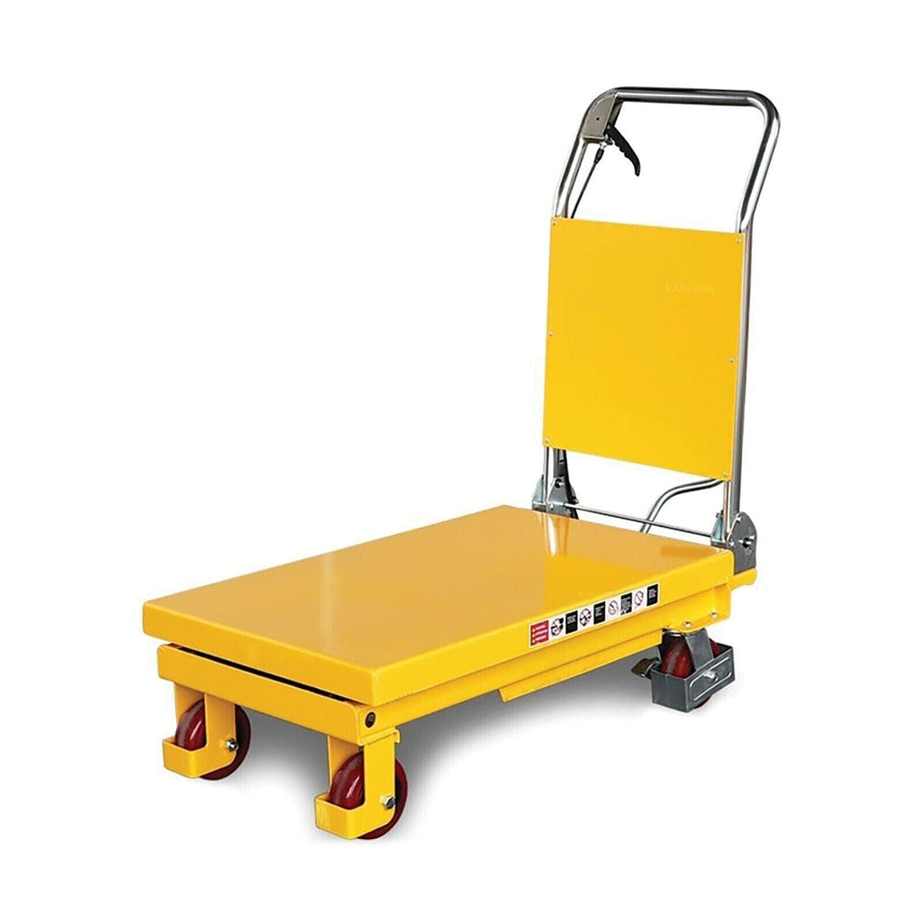 Lift Table 500kg Capacity Hydraulic Workshop Mobile Trolley