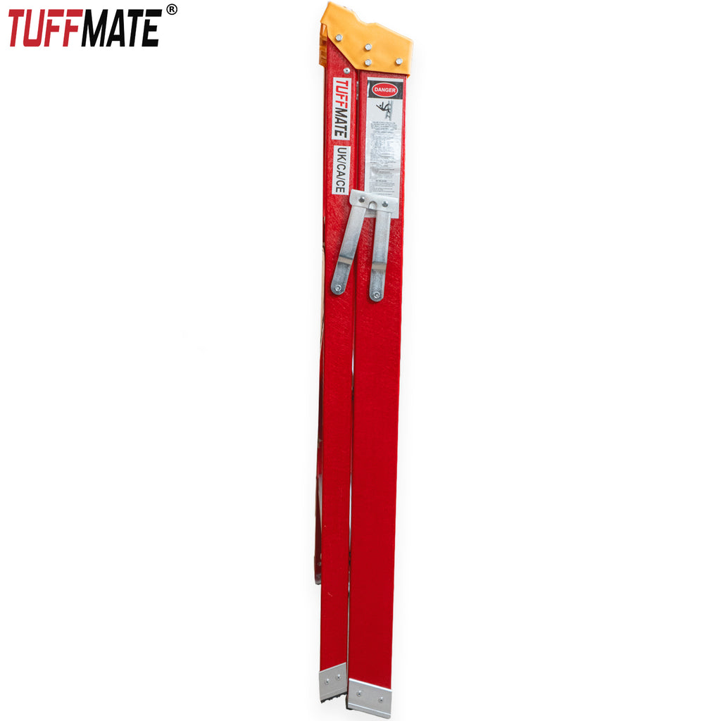 Fibreglass Step Ladder 4 Tread 1.2m Electrician with Tool Holder