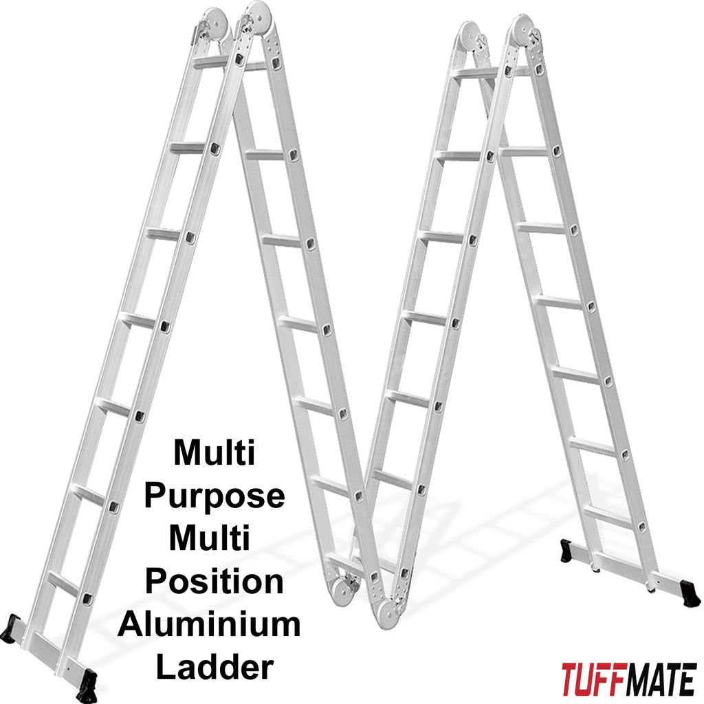 Aluminum Ladder 12 in 1 Multi Purpose 7 Rungs x 4