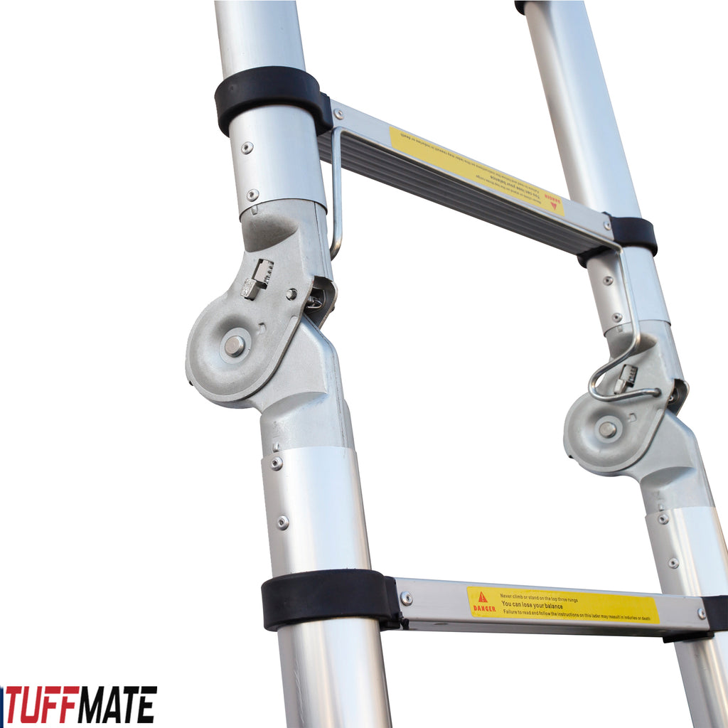 Telescopic Step Ladder Aluminium Double Sided Combination 156cm / 3,2m