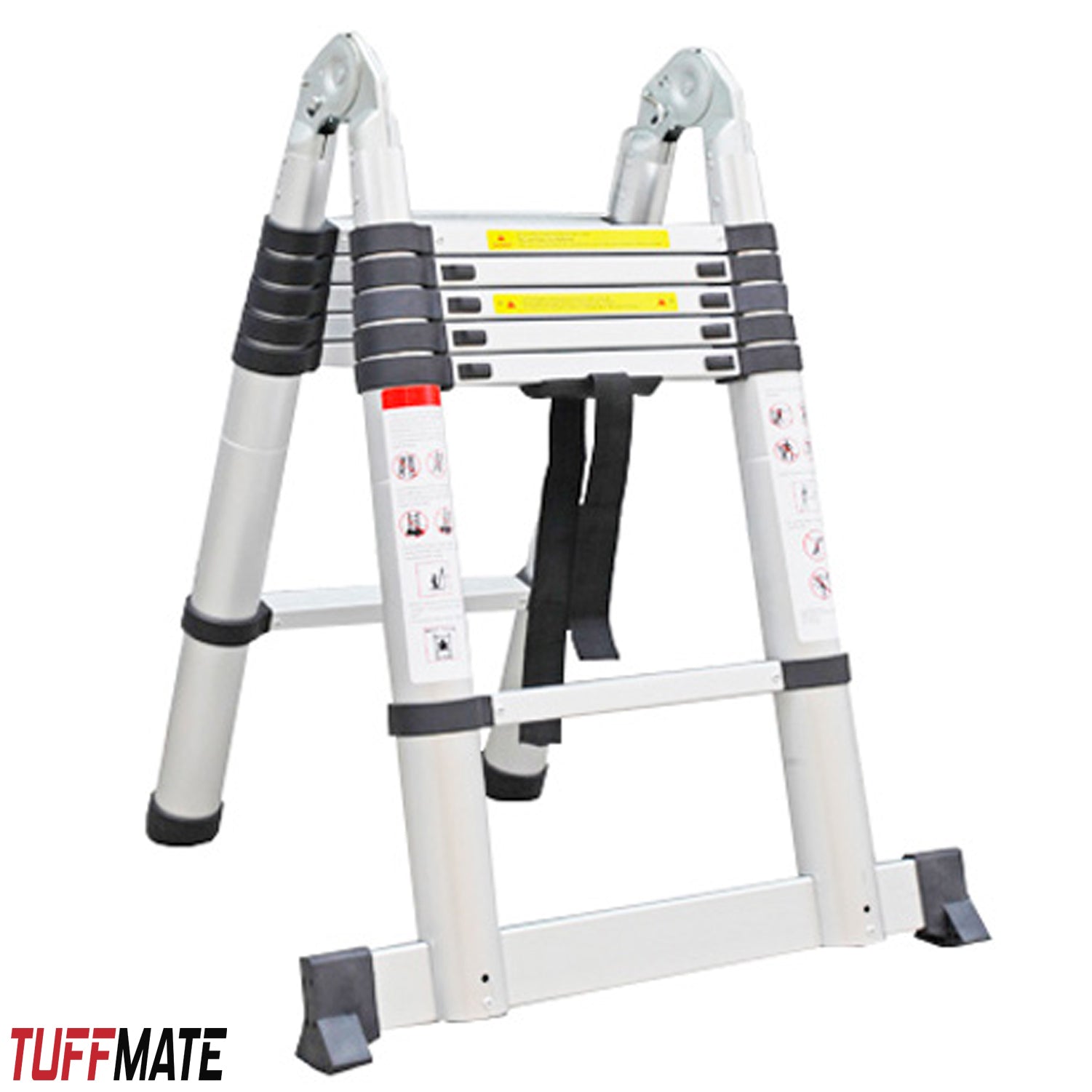 Telescopic Step Ladder Aluminium Double Sided Combination 156cm / 3,2m
