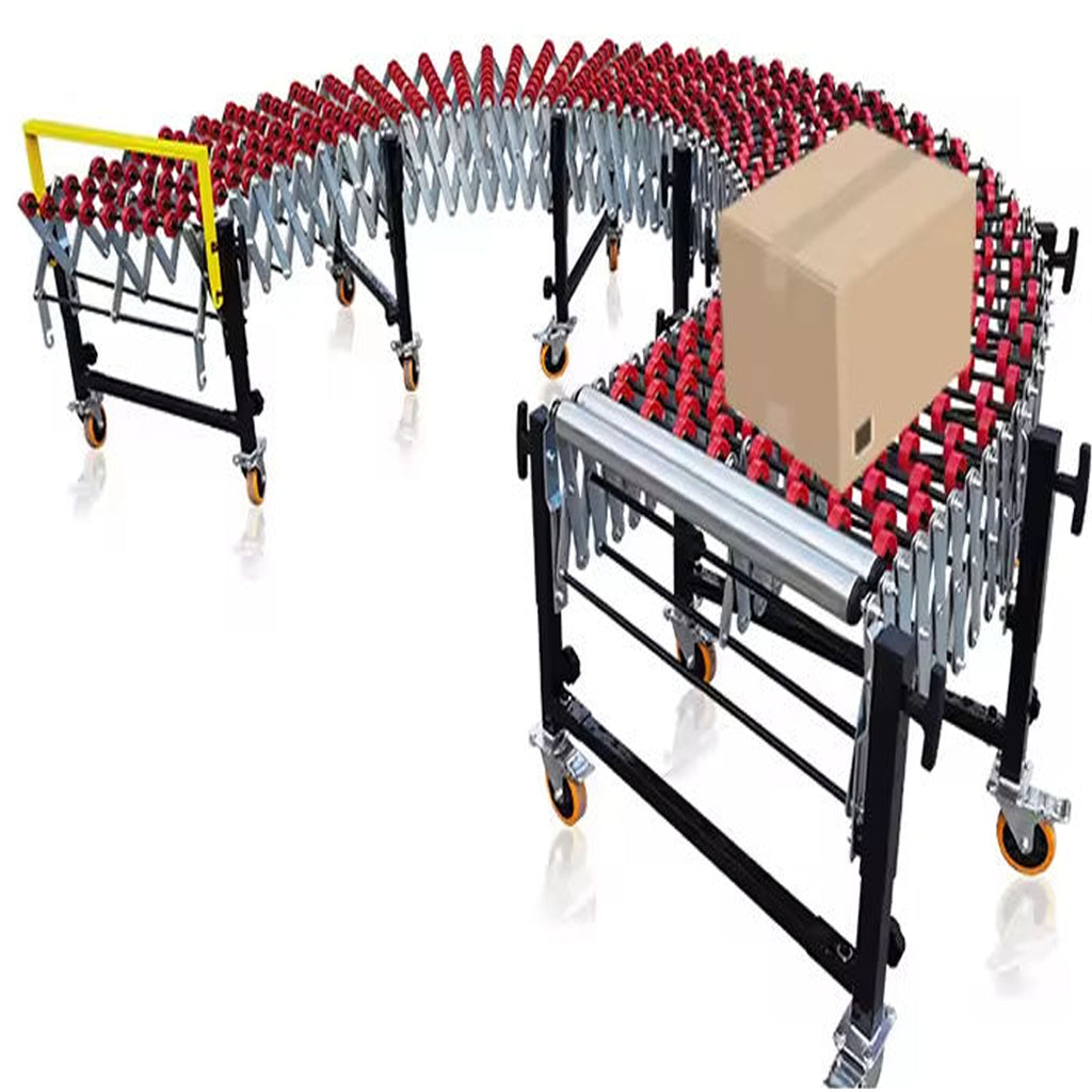 Conveyor Gravity Expandable 7,5m Length - 57-85cm Height - 600m Width