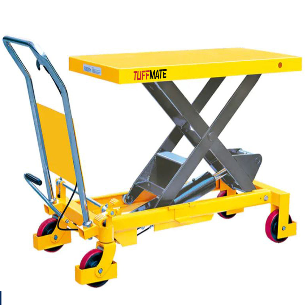 Lift Table 800kg Hydraulic Workshop Mobile Scissor Table With Safety Guard
