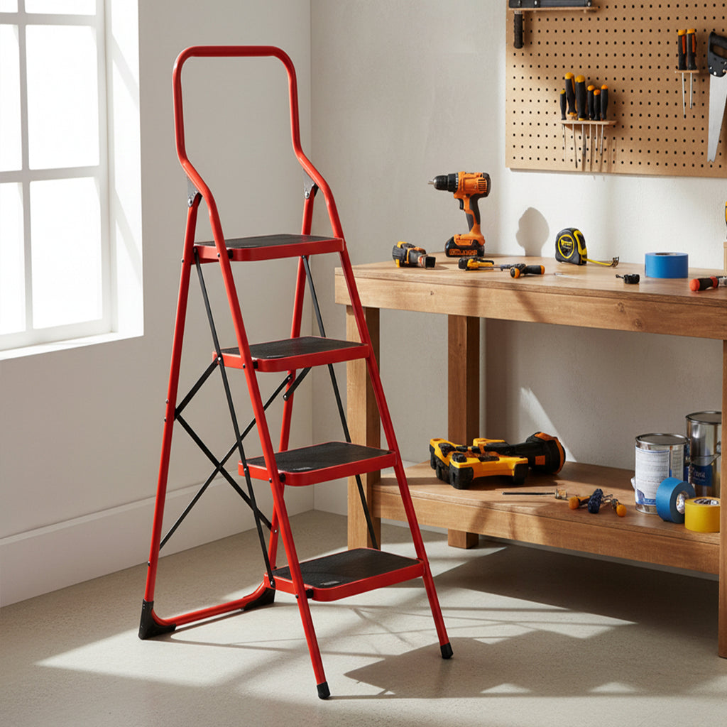 4 Step Ladder With Handle 