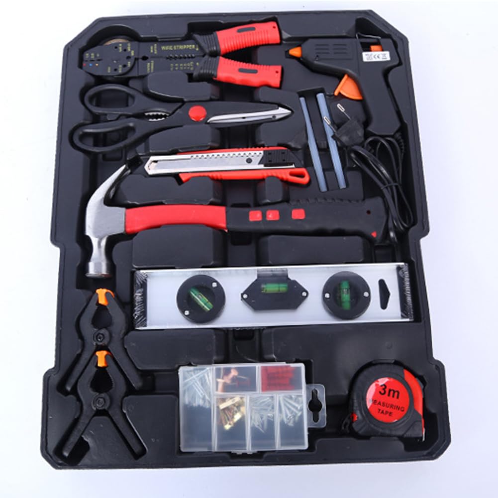 Tool Kit 250 Piece DIY Set with 4 Tool Trays in Aluminium Hard Shell Case