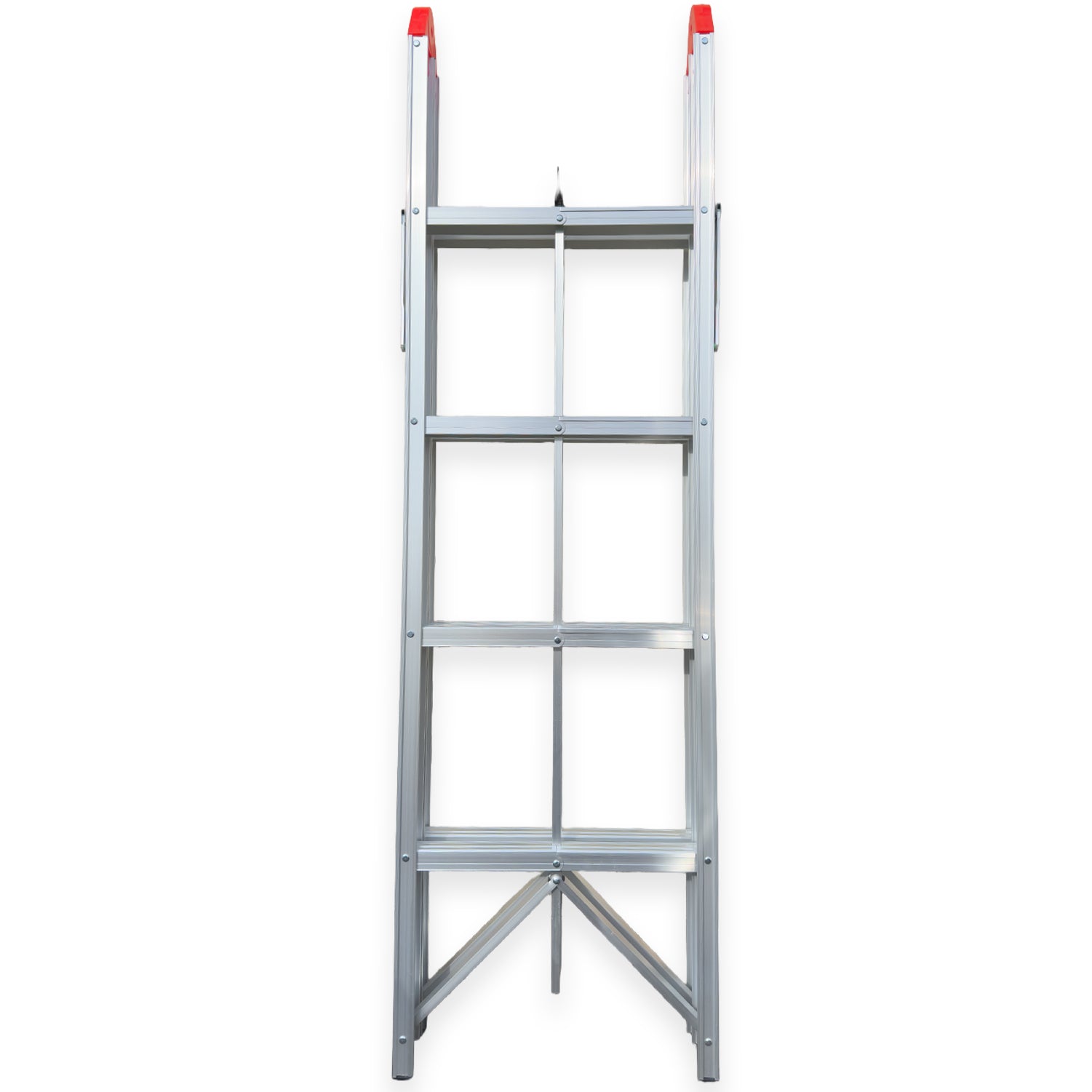 Folding Step Ladder Folds In Half 1.4m 4 Treads Aluminium TUFFMATE