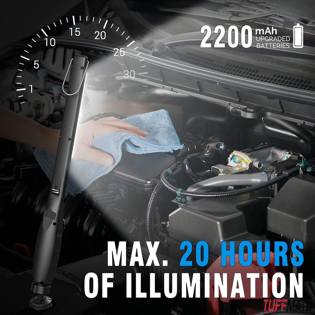 TUFF MATE LED Work Light Wand With Adjustable Brightness and Magnetic Base