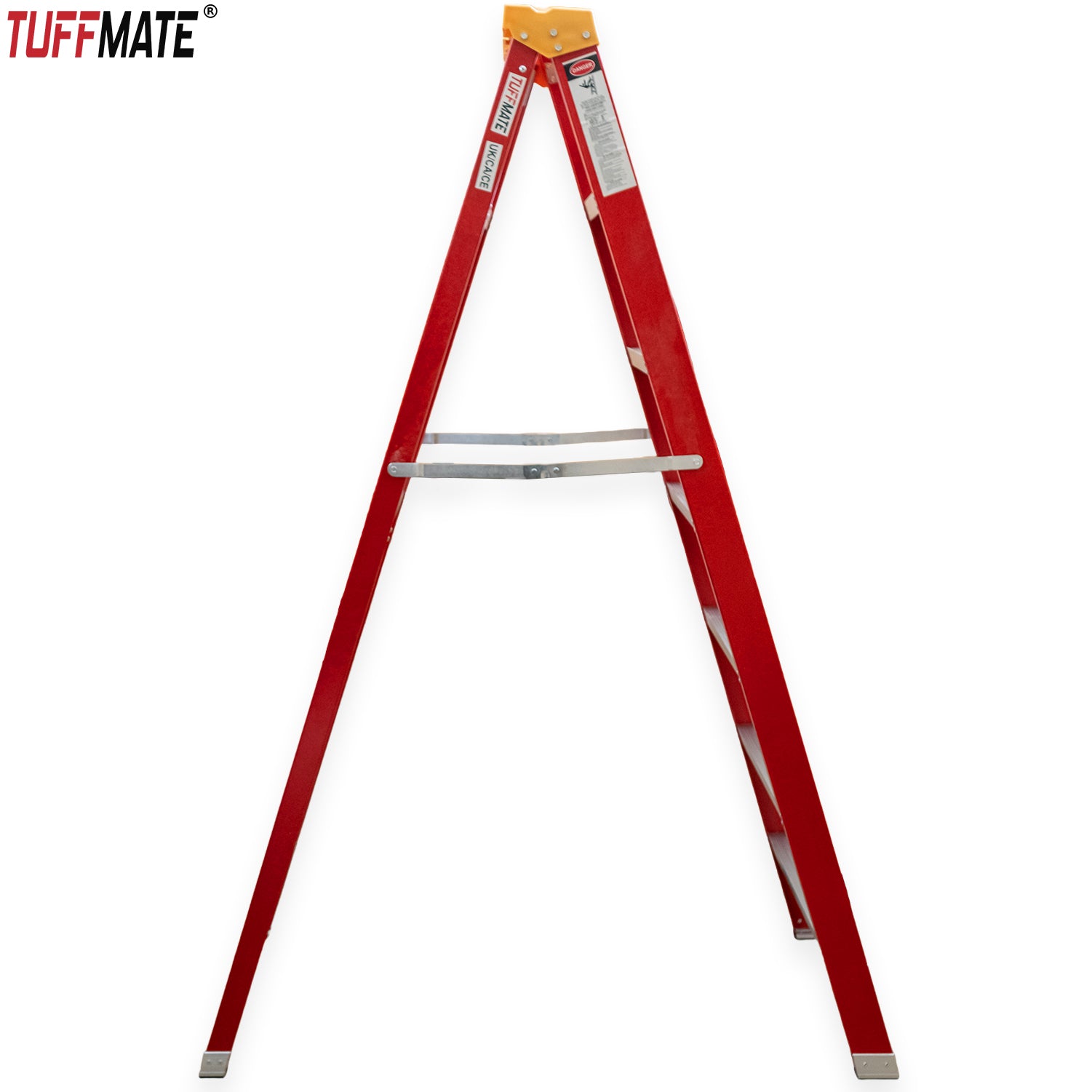 Electricians Fibreglass Step Ladder 7 Tread 2.1m Tool Tray