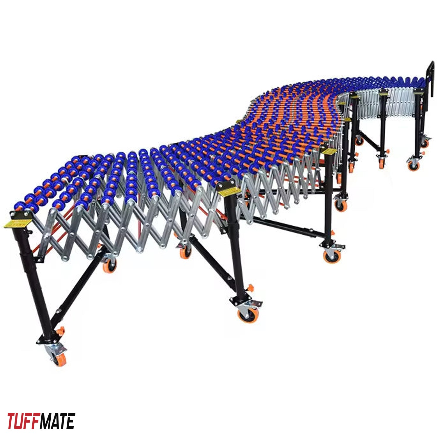 Conveyor Gravity Expandable 7,5m Length - 57-85cm Height - 600m Width