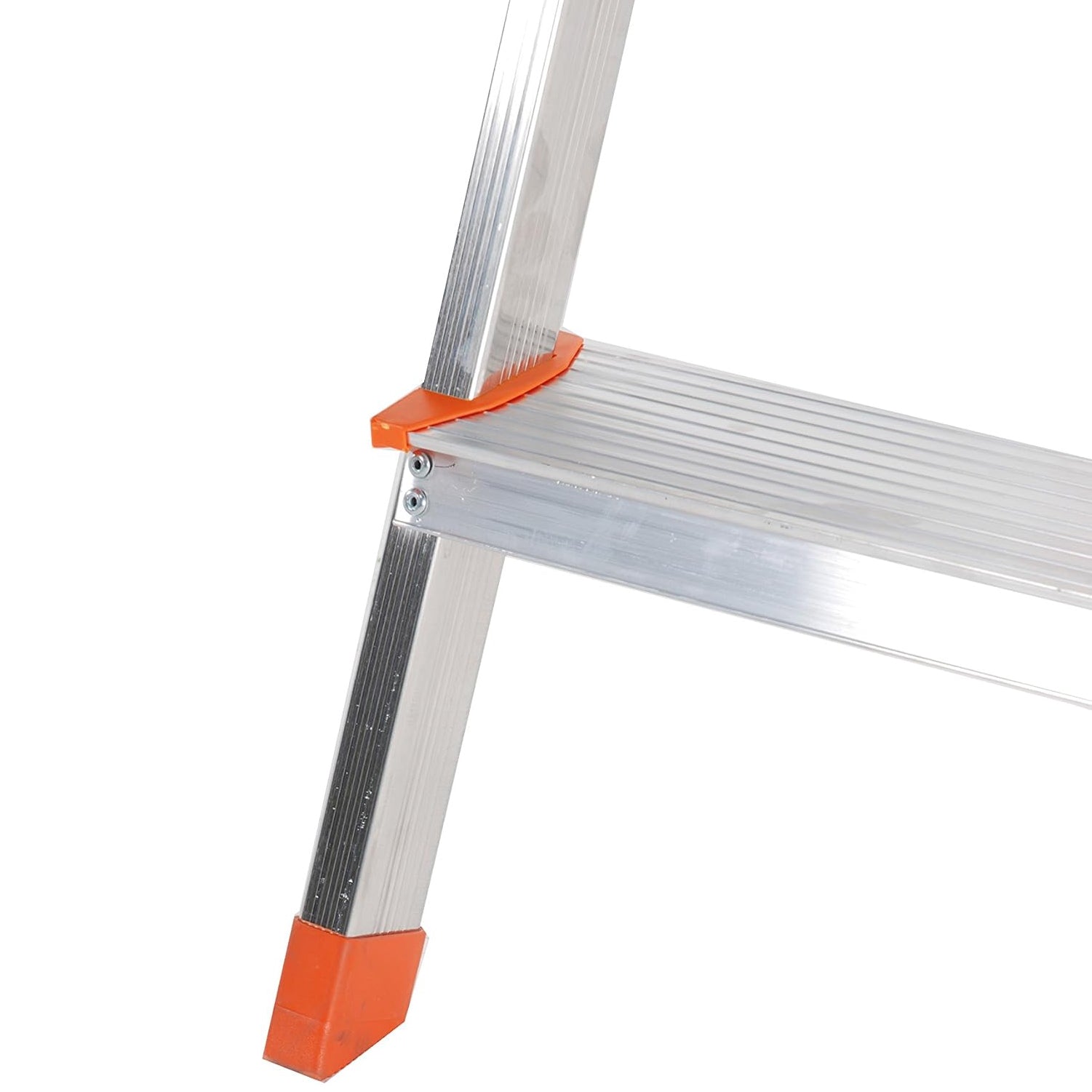 Step Ladder 4 Step Aluminum Folding Step Ladders Anti Slip Feet TUFFMATE