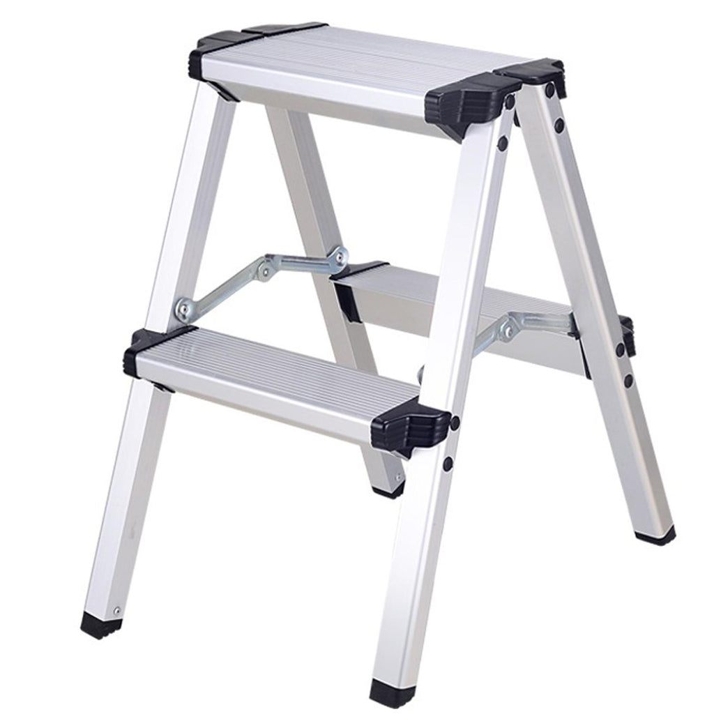 Double Sided Step Ladder – 2 Step Folding Aluminium Stool