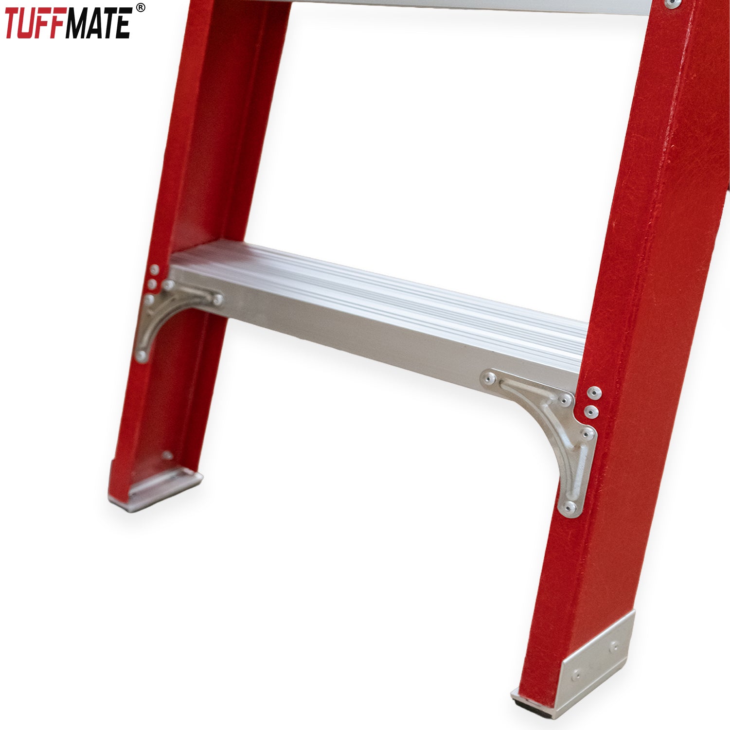 Fibreglass Step Ladder 5 Tread 1.5m Electrician with Tool Holder