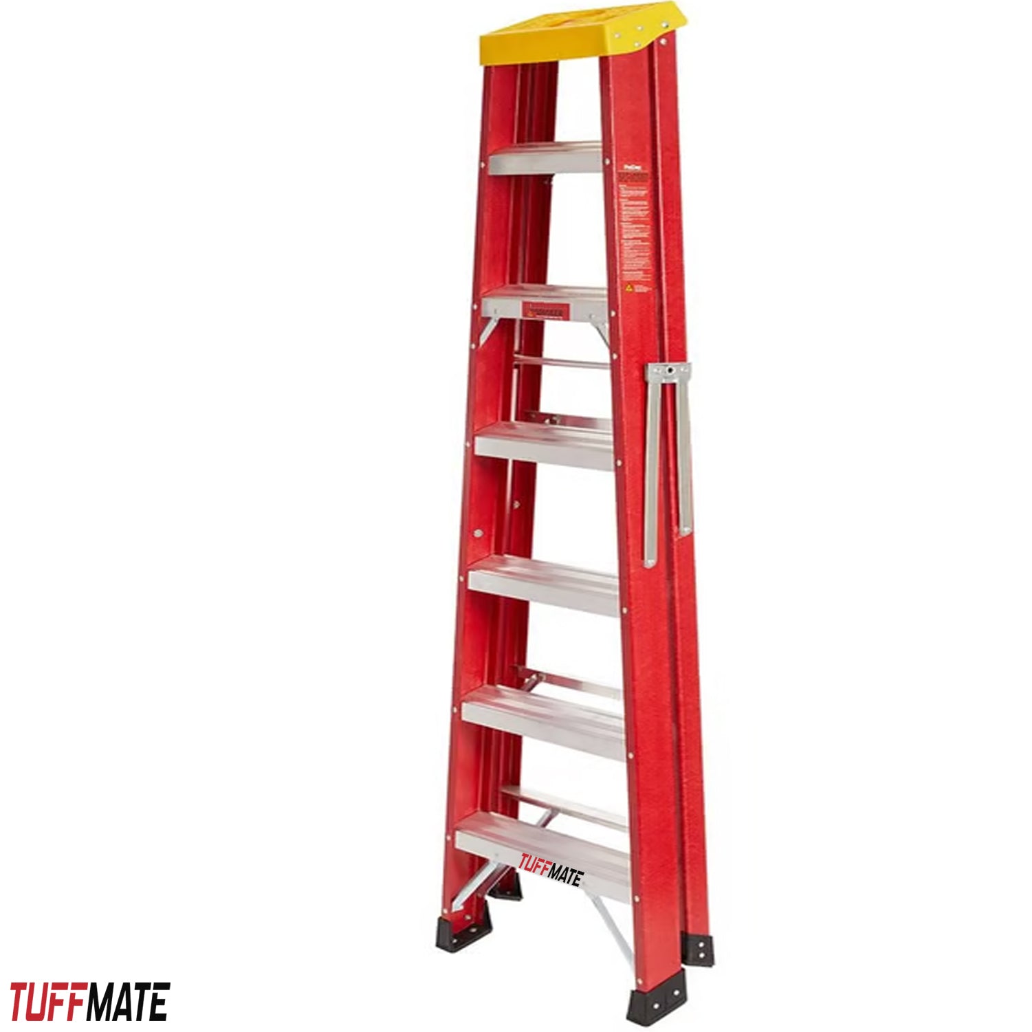 Electricians Fibreglass Step Ladder 7 Tread 2.1m Tool Tray