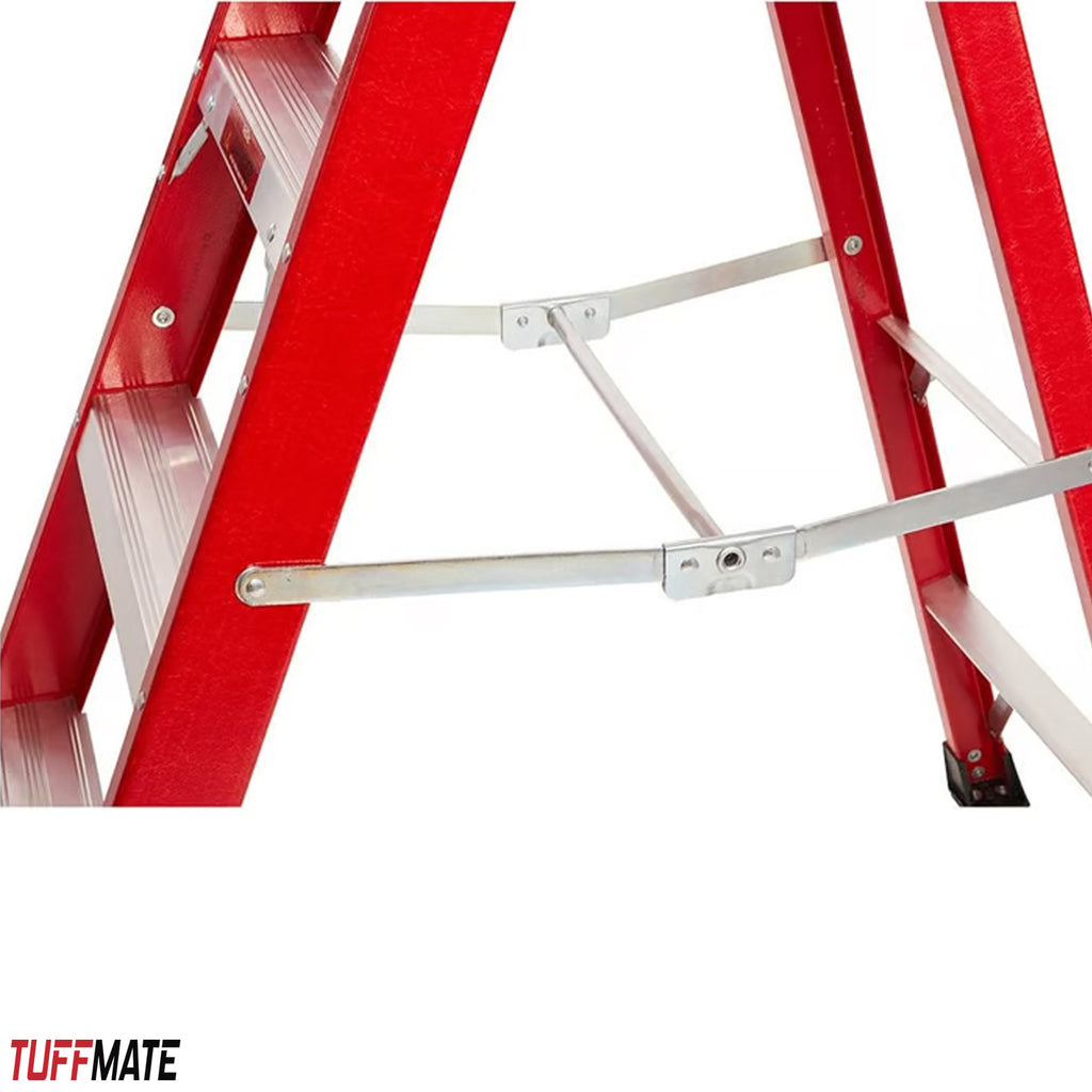 Electricians Fibreglass Step Ladder 7 Tread 2.1m Tool Tray