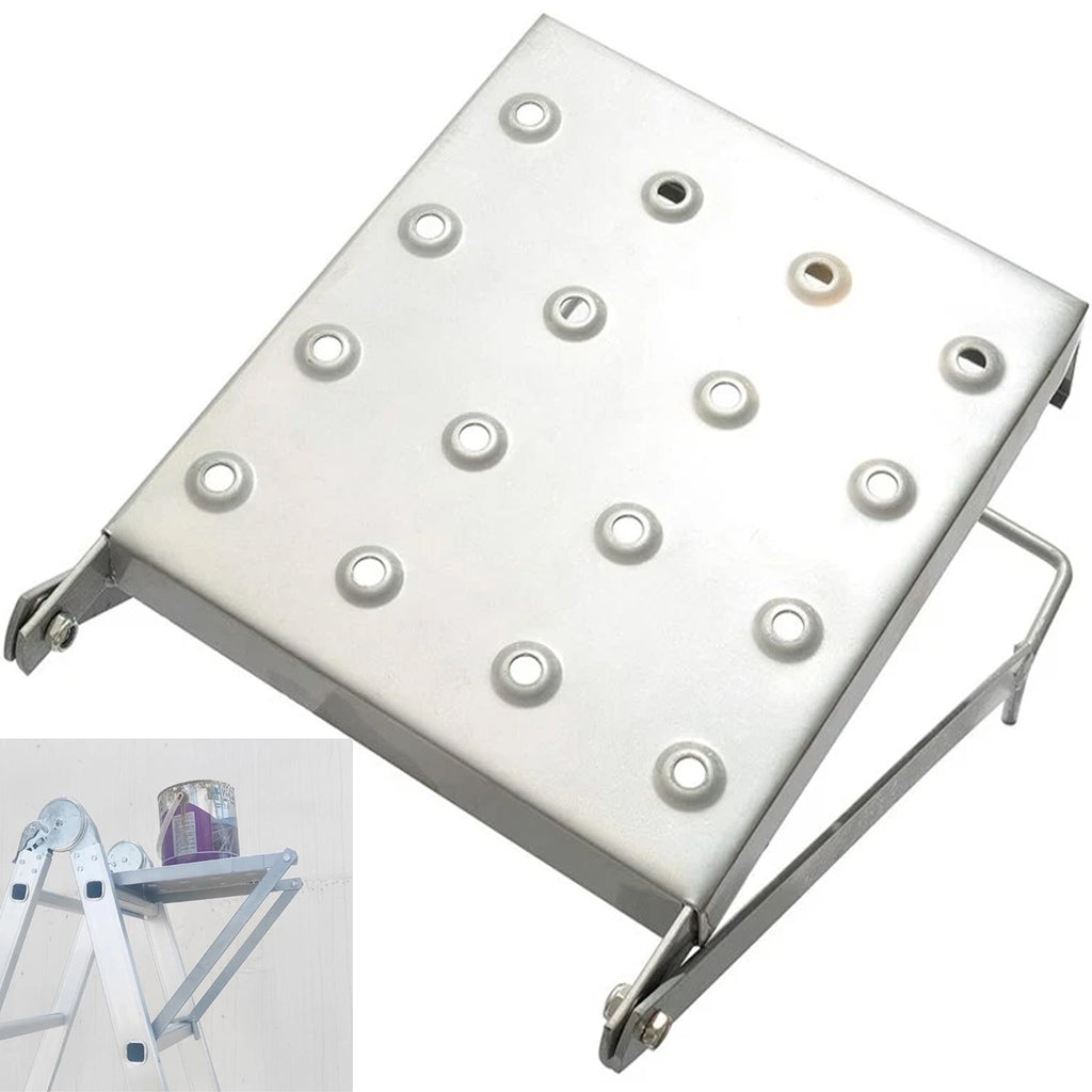 Ladder Work Shelf Step Platform Load Bearing 150kg TUFFMATE